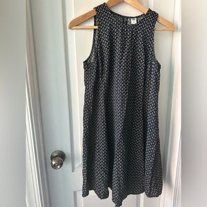 Old Navy Classic Black Printed Sleeveless Women’s Dress